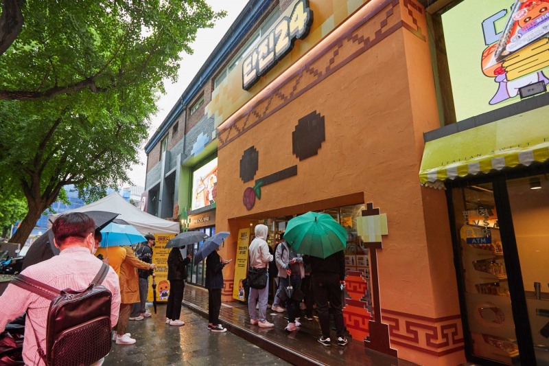 넥슨 '던전앤파이터' 팝업스토어 '단진24' 인기