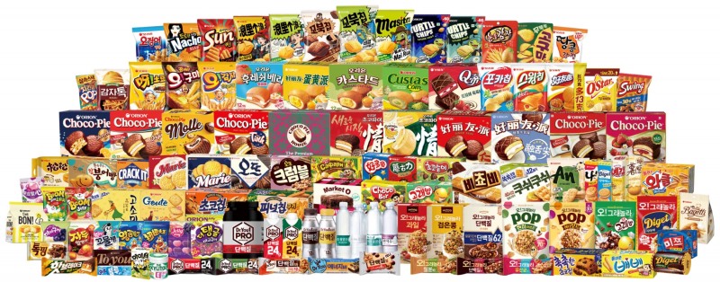 오리온 제품 모음 / 사진 = 오리온 제공