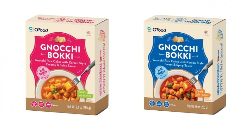 대상㈜ 청정원의 글로벌 브랜드 오푸드(O’food)가 떡볶이를 뇨끼로 재해석한 ‘뇨끼 떡볶이’ 2종을 선보였다. / 사진 = 대상 제공