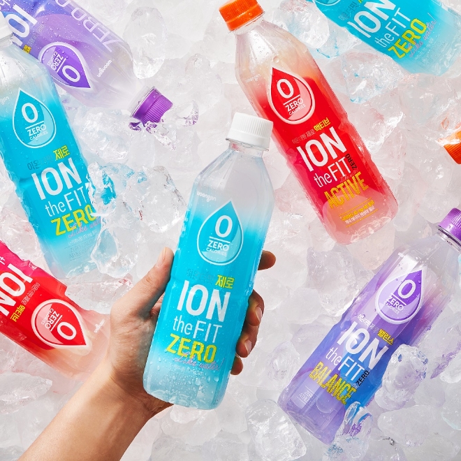 이온더핏 제로 3종 이미지 / 사진 = 웅진식품 제공