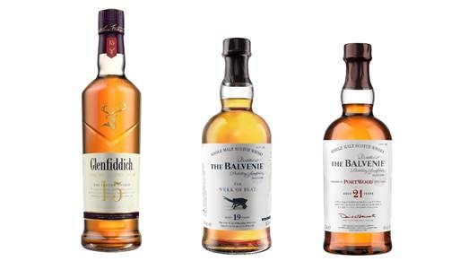 글렌피딕 15년 솔레라, 발베니 19년 위크 오브 피트, 발베니 21년 포트우드 제품 이미지