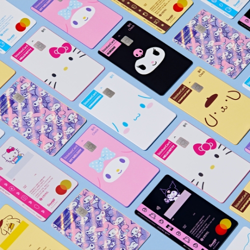 산리오캐릭터즈 신용체크 6종 / 사진=신한카드 제공