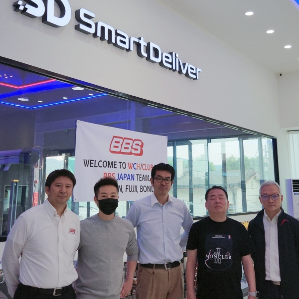 프리미엄 단조휠 BBS JAPAN, 한국 ‘스마트딜리버’ 협약 위해 내방