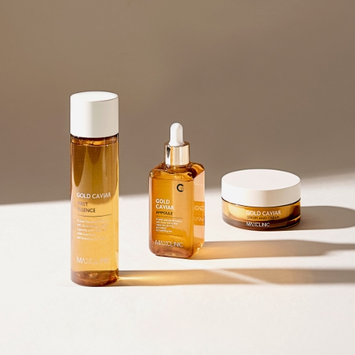 맥스클리닉 ‘골드캐비어 스킨케어 3종’