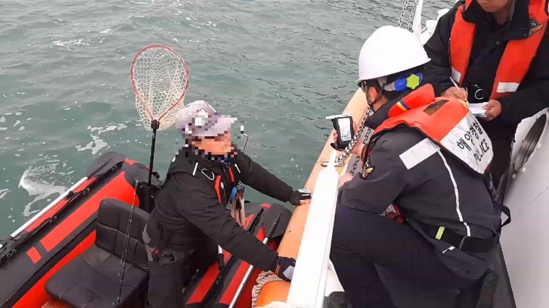 수상레저 집중 단속 중인 태안해경 / 사진=태안해경 제공