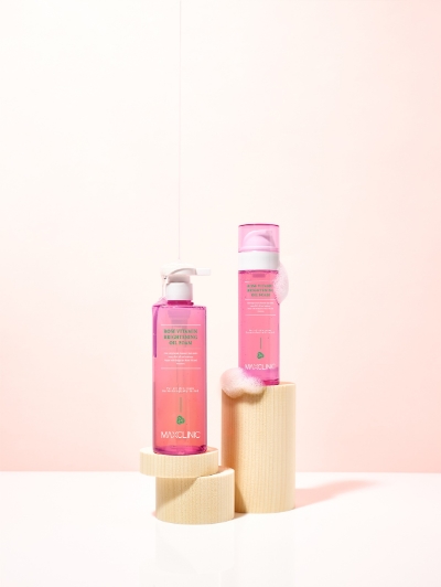 맥스클리닉 ‘로즈 비타민 브라이트닝 오일폼’ 대용량 출시