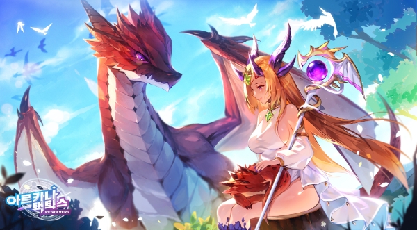 글로벌 업데이트를 진행하는 ‘아르카나 택틱스: 리볼버스’ / 이미지=컴투스홀딩스 제공