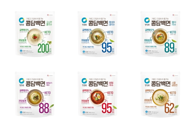 청정원 콩담백면 2인분 6개 제품 합본 / 이미지=대상 제공