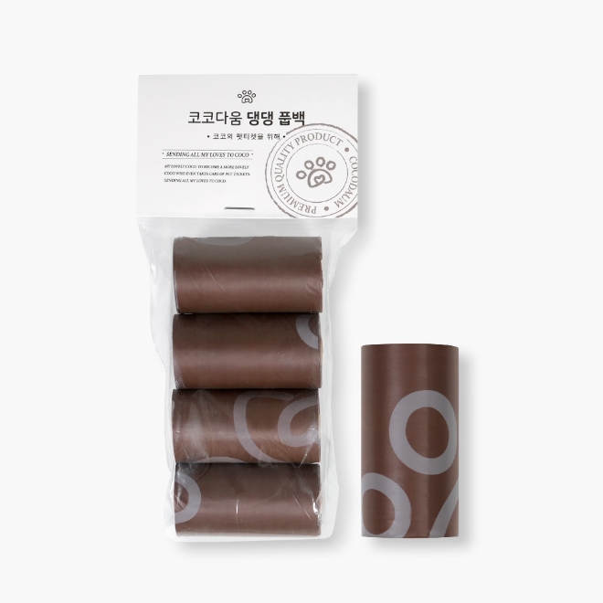 코코다움, 생분해성 소재를 사용한 친환경 강아지 배변 봉투 ‘댕댕 풉백’ 출시