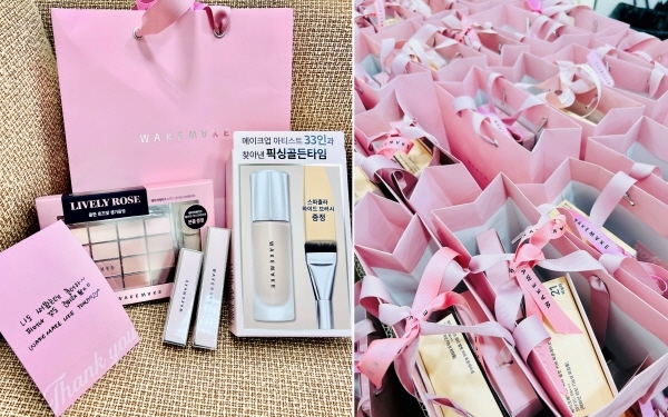 르세라핌 허윤진, 웨이크메이크와 함께 팬들에 통 큰 선물