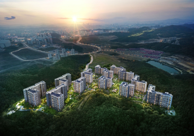 e편한세상 동탄 파크아너스 조감도 / 이미지=DL이앤씨 제공