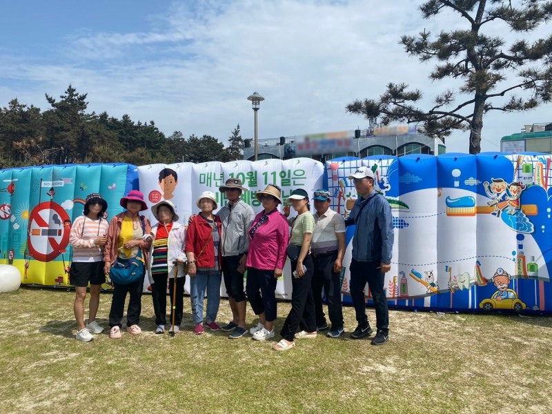 건강증진 캠페인 (사진제공 = 신안군)