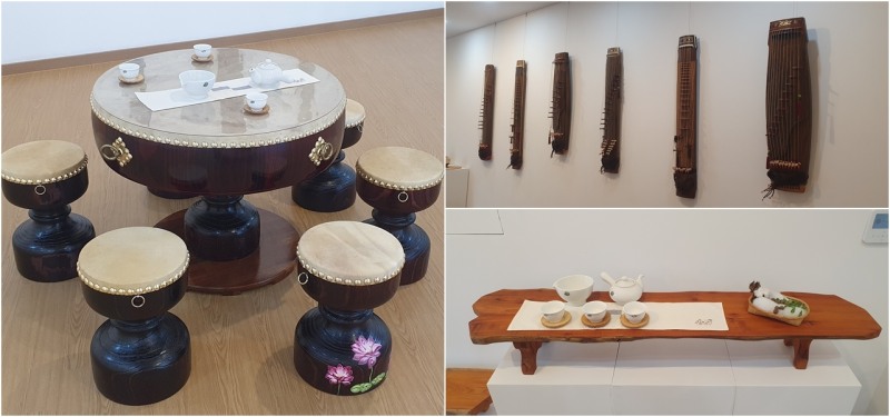 전통악기, 찻상 (사진제공 = 보성군)