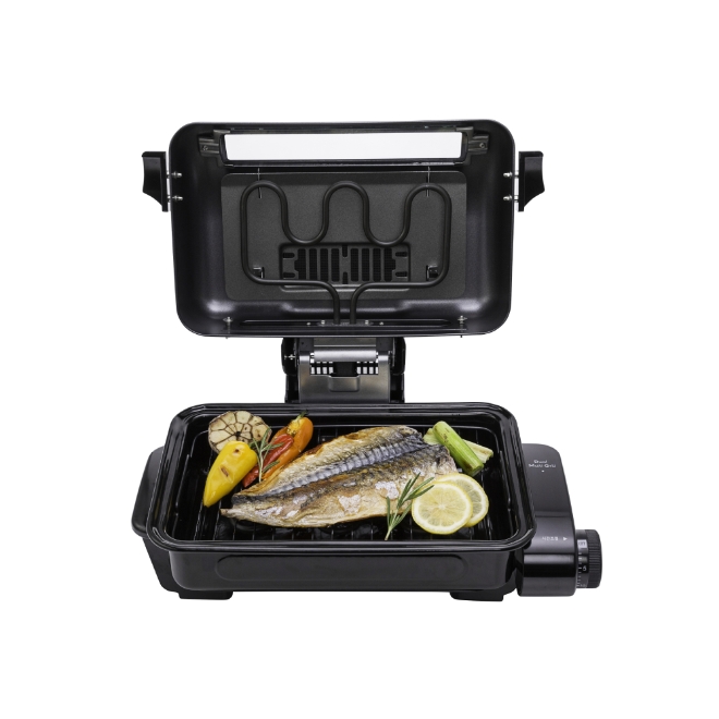 상하 양면 동시 가열 방식으로 생선∙육류를 편하게 조리할 수 있는 ‘그릴쿡 멀티 듀얼 그릴’ / 사진=풀무원 제공