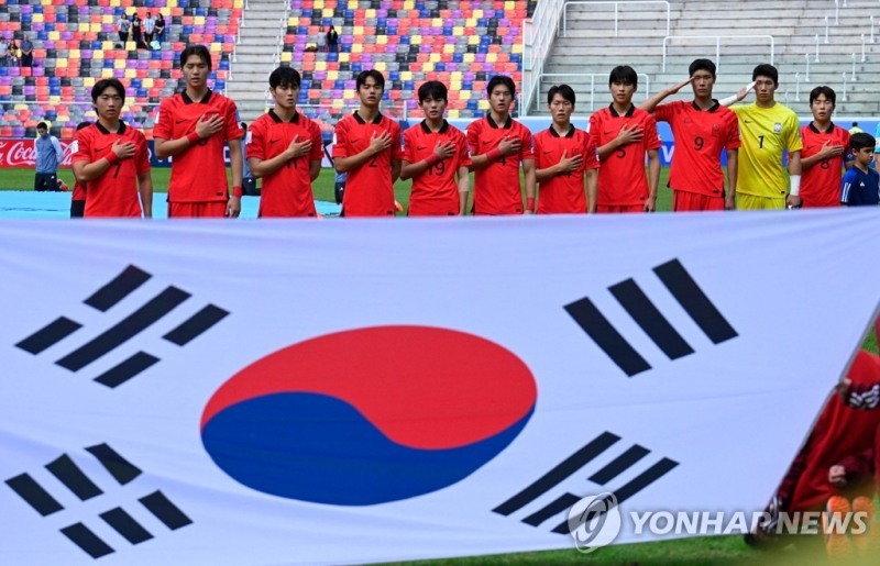 김은중 감독이 이끄는 대한민국 'U-20 월드컵' 대표팀 선수들 [연합뉴스] 