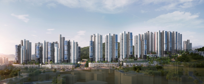 대연3구역 투시도 / 사진=롯데건설 제공
