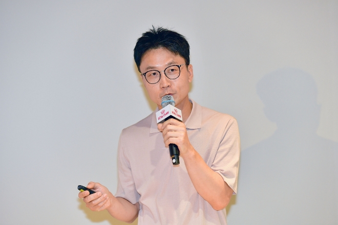 사진=로얄캐닌 아카데미에서 강연 중인 한재웅 원장