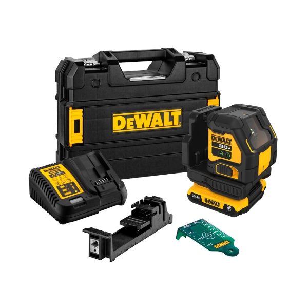 디월트 ‘20V MAX 아토믹 크로스라인 그린레이저 레벨기 키트(DCLE34021D1)’