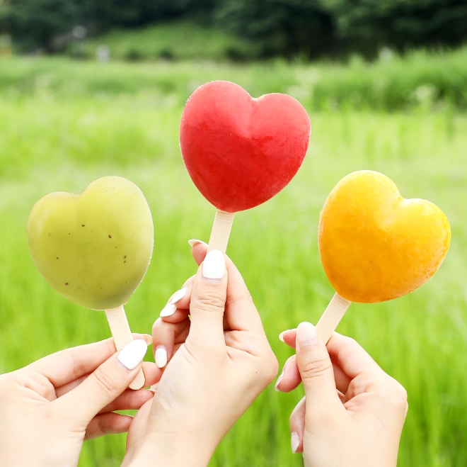 파리바게뜨 과일 아이스바 ‘프리티바’ 3종 / 사진=SPC 제공