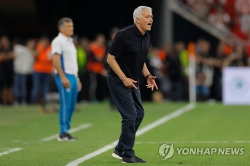 사진: AS로마의 조제 모리뉴 감독/ 연합뉴스