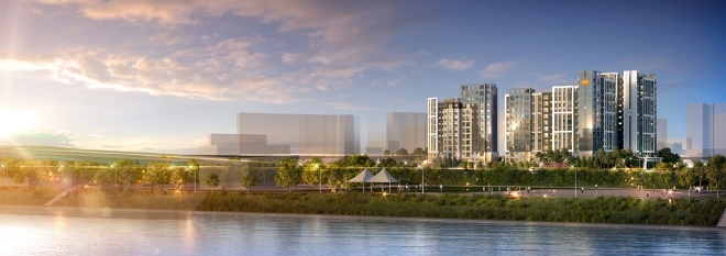 서울 마포구 망원동 동덕주택 일대 가로주택정비사업 투시도 / 사진=DL건설 제공