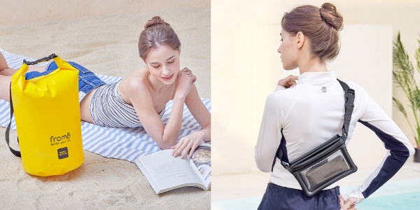 프롬비, 해수욕장 조기개장 맞아 아쿠아쉴드 방수팩 3종 할인, 넥쿨러 1+1 이벤트 진행