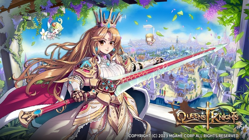 엠게임, 방치형 RPG '퀸즈나이츠' 사전예약 돌입