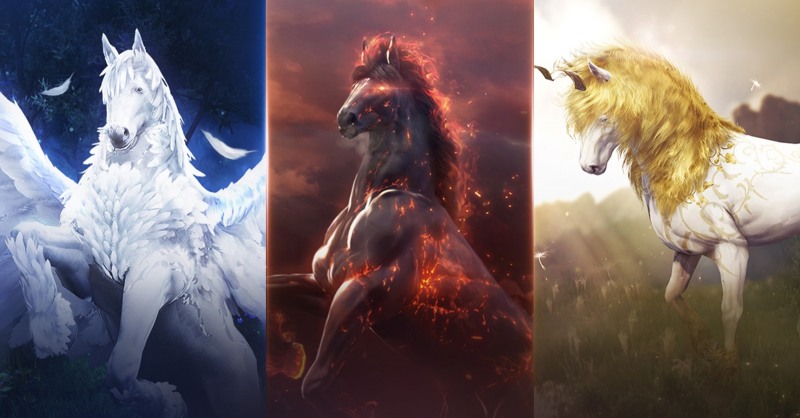 세 마리의 환생마 중 하나를 고를 수 있는 혜택이 모든 '검은사막' 이용자에게 주어졌다.