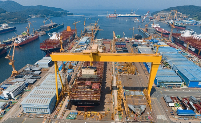 한화오션(옛 대우조선해양) 거제사업장 전경 / 사진=한화오션 제공