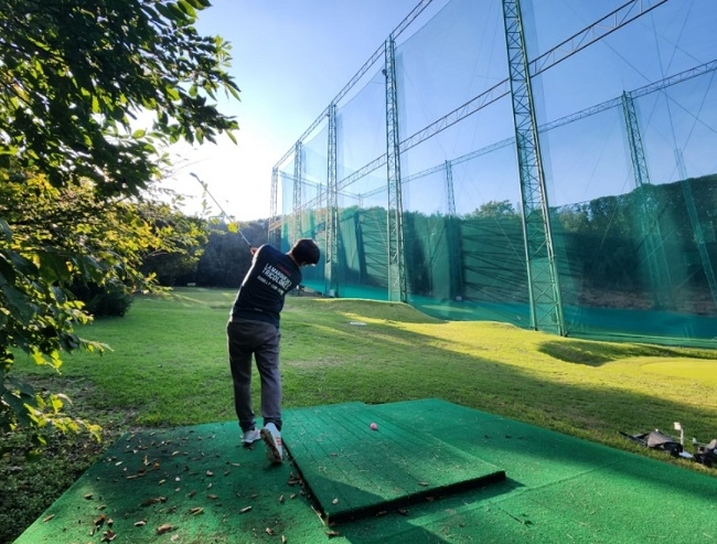 경산 계림골프연습장, 하이브리드 연습 시설 선봬