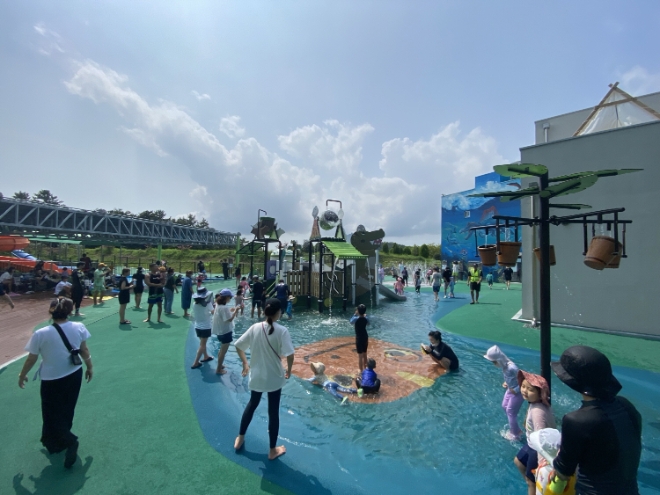 해남공룡박물관 물놀이 체험장 / 사진=해남군 제공