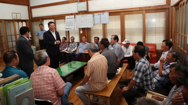 망운면 분회경로당 방문 / 사진=무안군 제공