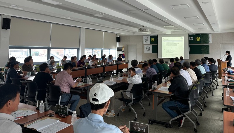 이전신축 주민설명회 (사진제공 = 담양군)