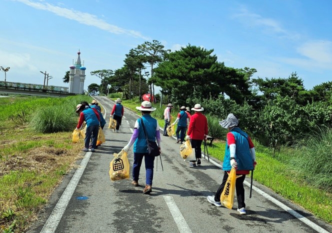환경정화활동 / 사진=함평군 제공