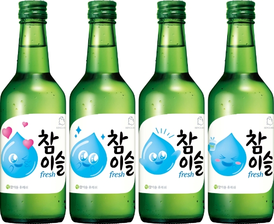 참이슬 이슬방울 에디션 4종 / 사진=하이트진로 제공