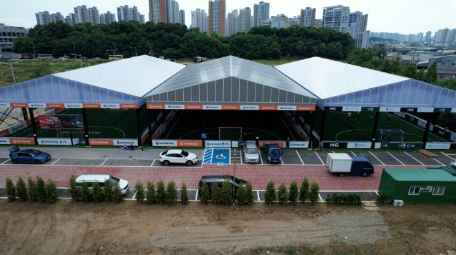 미도플러스, 풋살장 등 스포츠 시설부터 어린이공원까지 인조잔디 시공 서비스