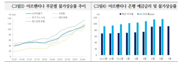 아르헨티나 외환시장 불안 점증...포퓰리즘 따른 무분별한 화폐남발로 물가 116% 폭등 - 국금센터