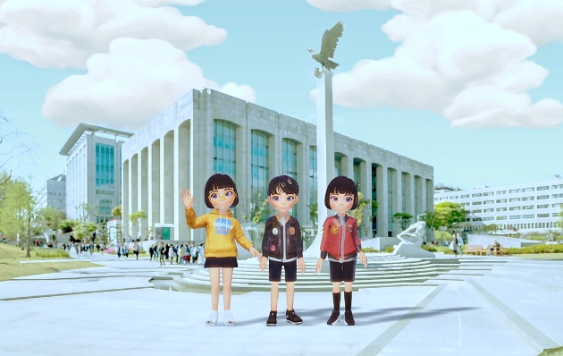 LG유플러스는 연세대학교 전용 메타버스 캠퍼스 '버추얼 캠퍼스(Virtual Campus)'가 오는 9월 LG유플러스 대학 특화 메타버스 플랫폼 '유버스(UVERSE)'를 통해 오픈한다고 19일 밝혔다. 사진은 연세대학교 버추얼 캠퍼스의 샘플 이미지.