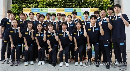 사진: 수영대표팀 경영 선수들/ 연합뉴스