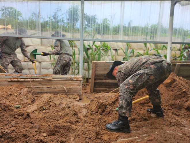 해제면 수해복구 / 사진=무안군 제공
