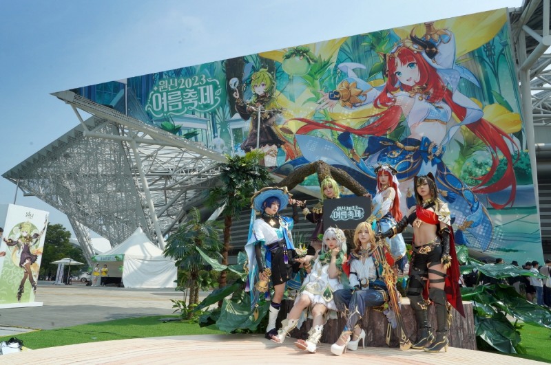'원신 2023 여름축제' 현장 이미지(사진 제공=호요버스).