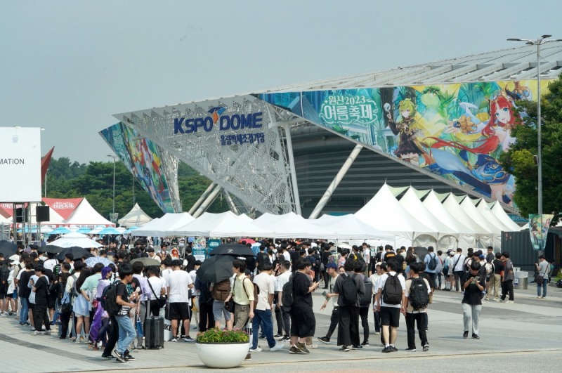 '원신 2023 여름축제' 현장 이미지(사진 제공=호요버스).