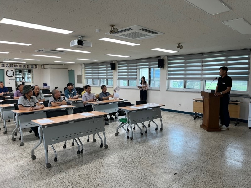 항공방제 주민설명회 (사진제공 = 화순군)