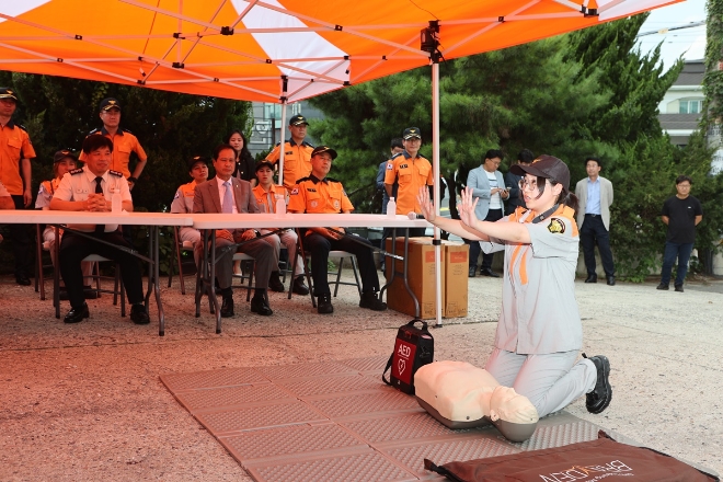 외국인노동자 대상 안전교육 / 사진=경기도 제공