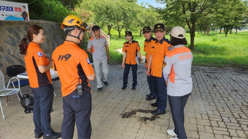 물놀이 장소 안전관리 현장점검 / 사진=광주광역시 제공