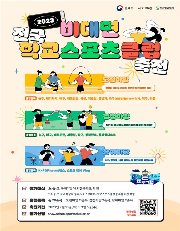 2023년 비대면 전국학교스포츠클럽 축전
