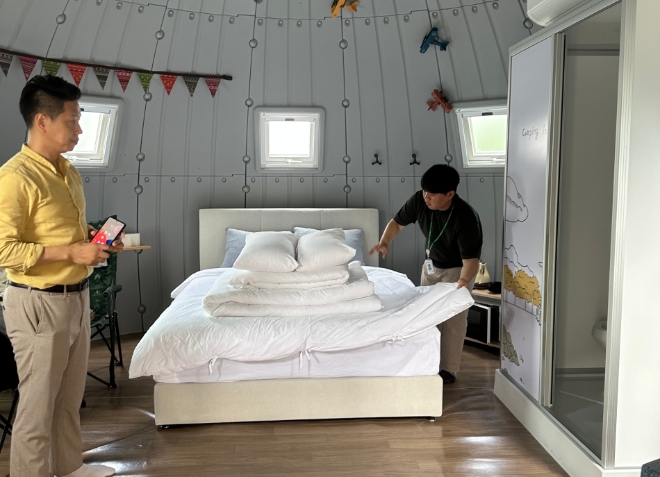 위생 관리 실태를 점검 / 사진=보성군 제공