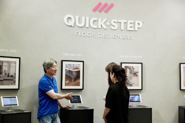 신명마루, 코엑스 '공간디자인페어'에서 퀵스텝의 다양한 제품 선보여