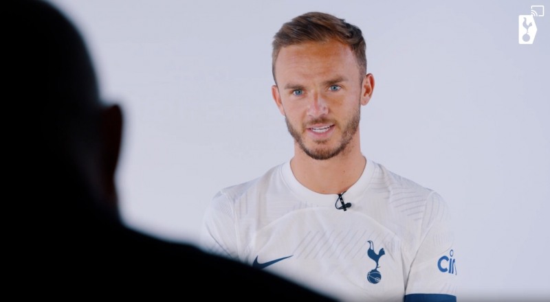 제임스 메디슨 / 사진출처=토트넘 공식 홈페이지