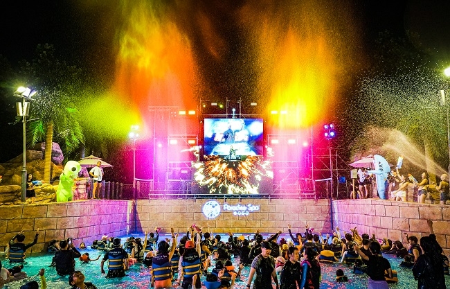 사진=파라다이스 스파 도고 2023 도고 웨이브 풀파티 전경